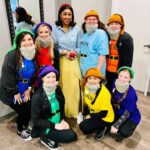 Eagle Dental dressed as Snow White and Seven Dwarfs